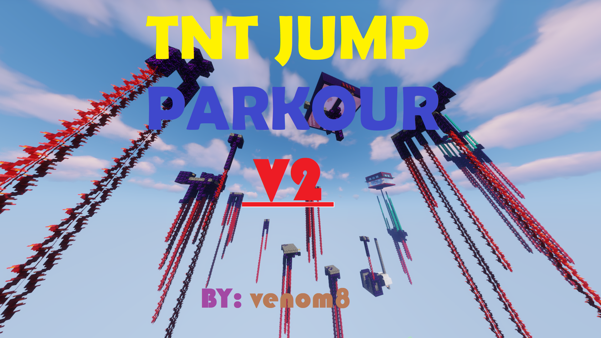 Herunterladen TNT Jump Parkour 2! zum Minecraft 1.16.4