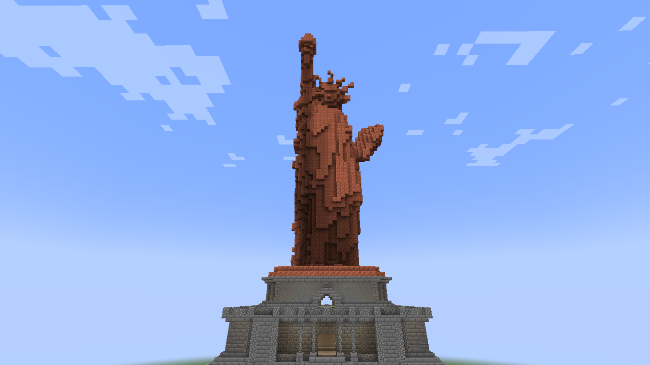 Herunterladen Statue of Liberty zum Minecraft 1.17