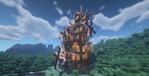 Herunterladen SteamPunk Mansion zum Minecraft 1.16.3