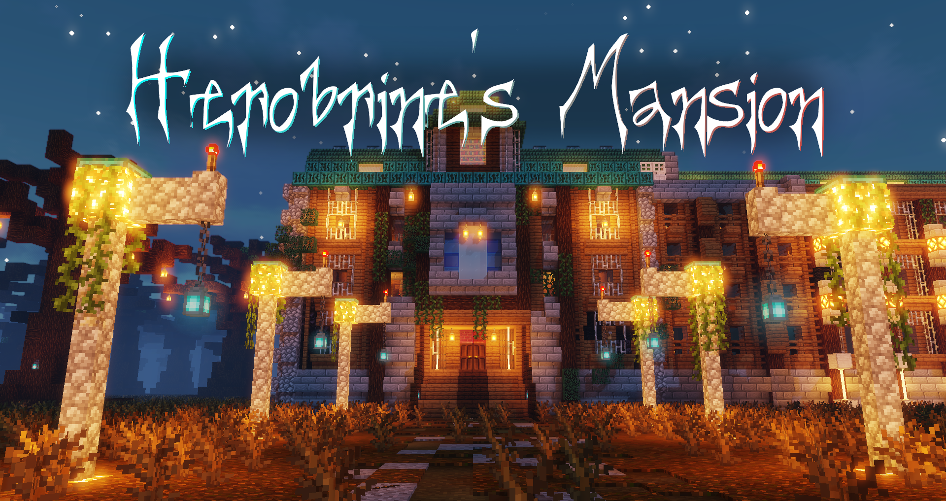 Herunterladen Herobrine's Mansion zum Minecraft 1.17.1