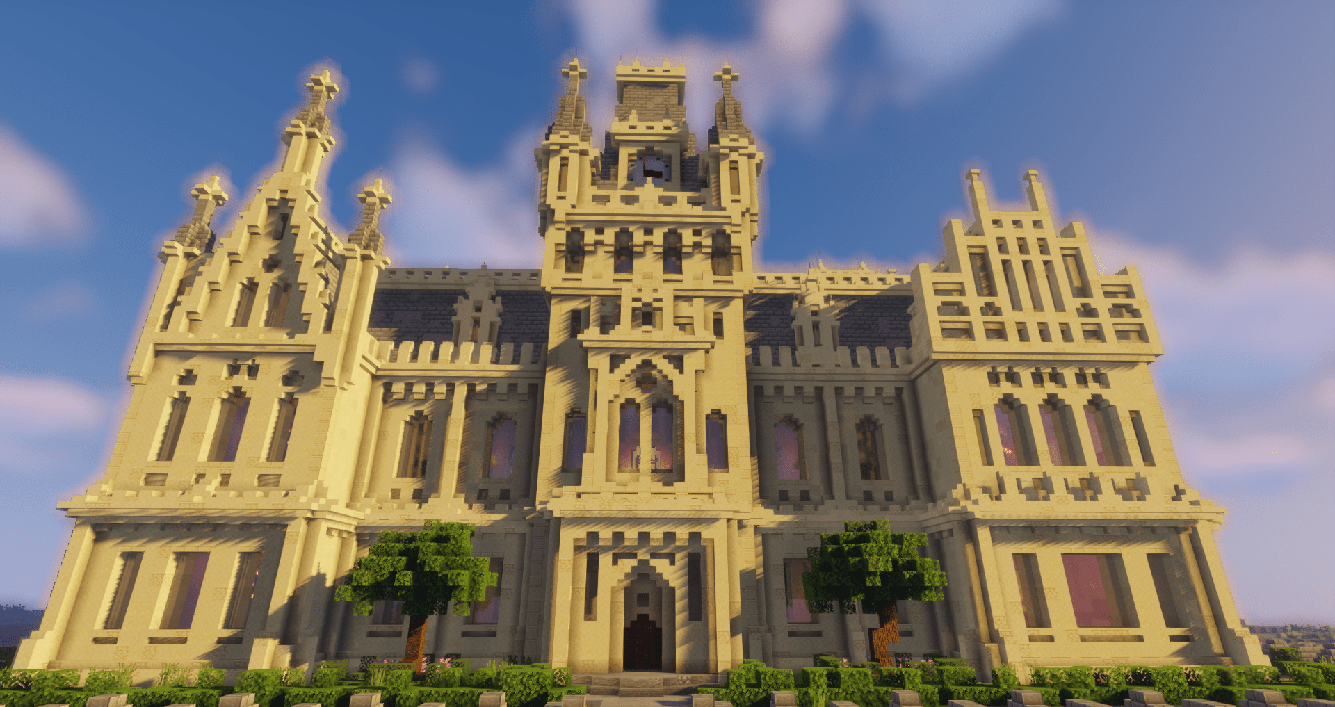 Herunterladen Neo-Gothic Palace zum Minecraft 1.16.5