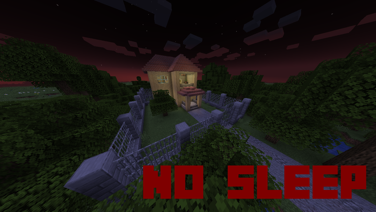 Herunterladen NO SLEEP zum Minecraft 1.17.1