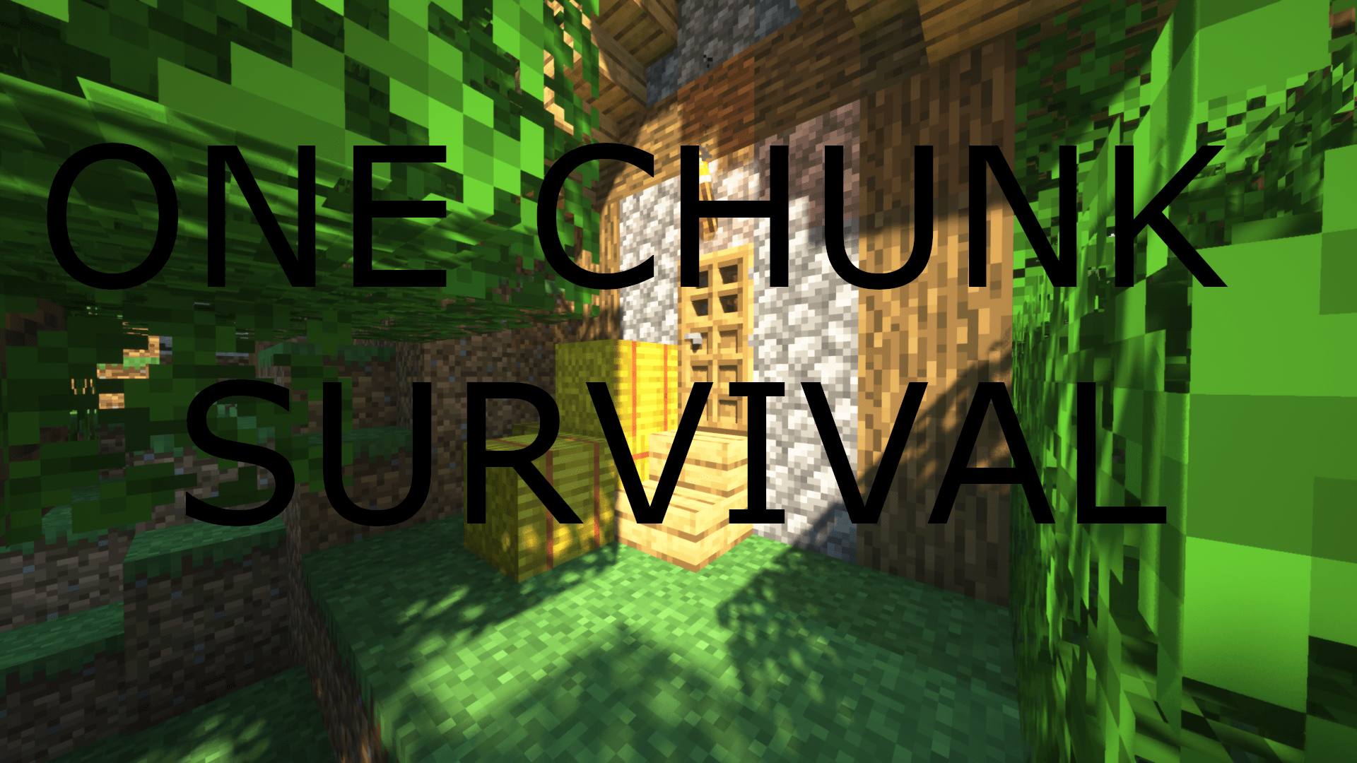 Herunterladen One Chunk Survival zum Minecraft 1.17.1