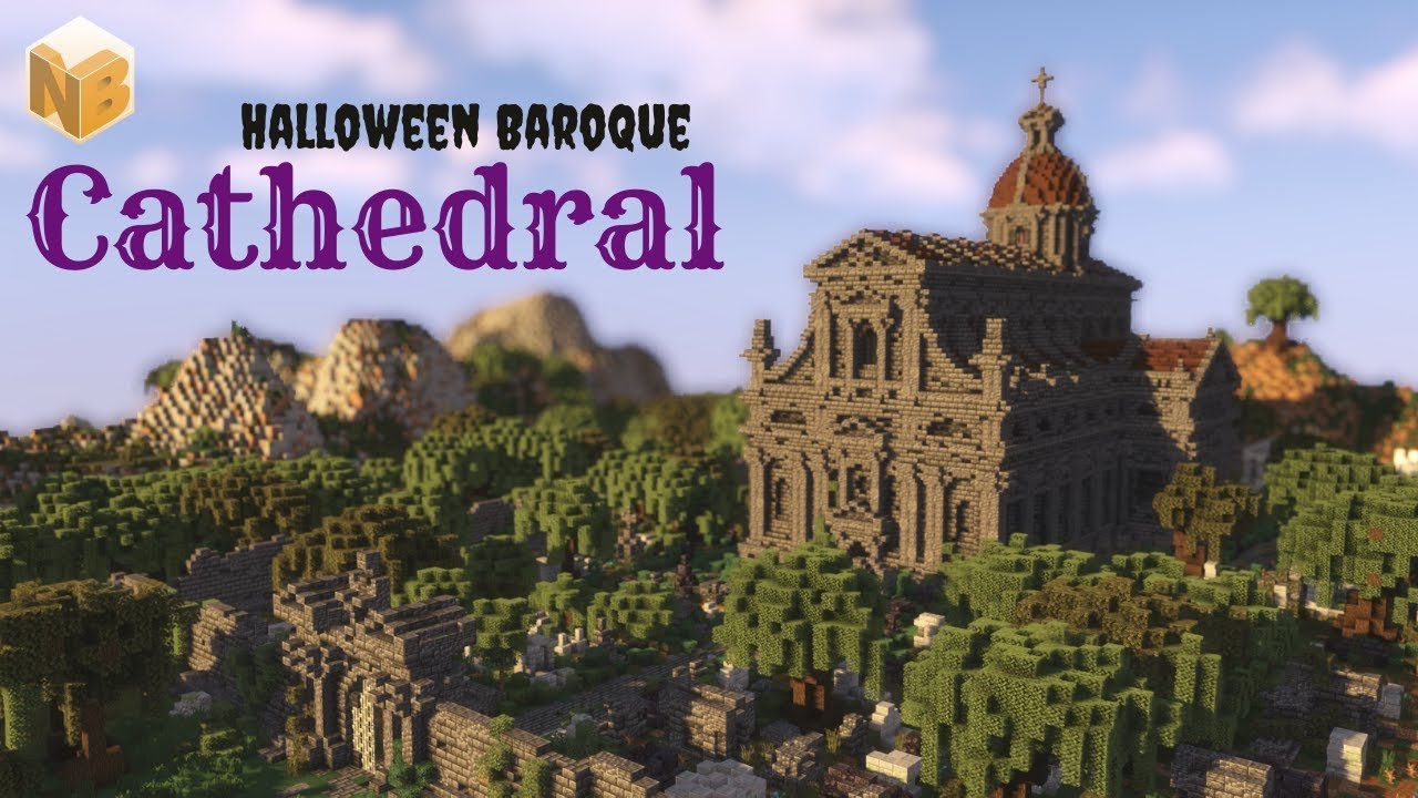 Herunterladen Baroque Cathedral: Halloween Edition zum Minecraft 1.17.1