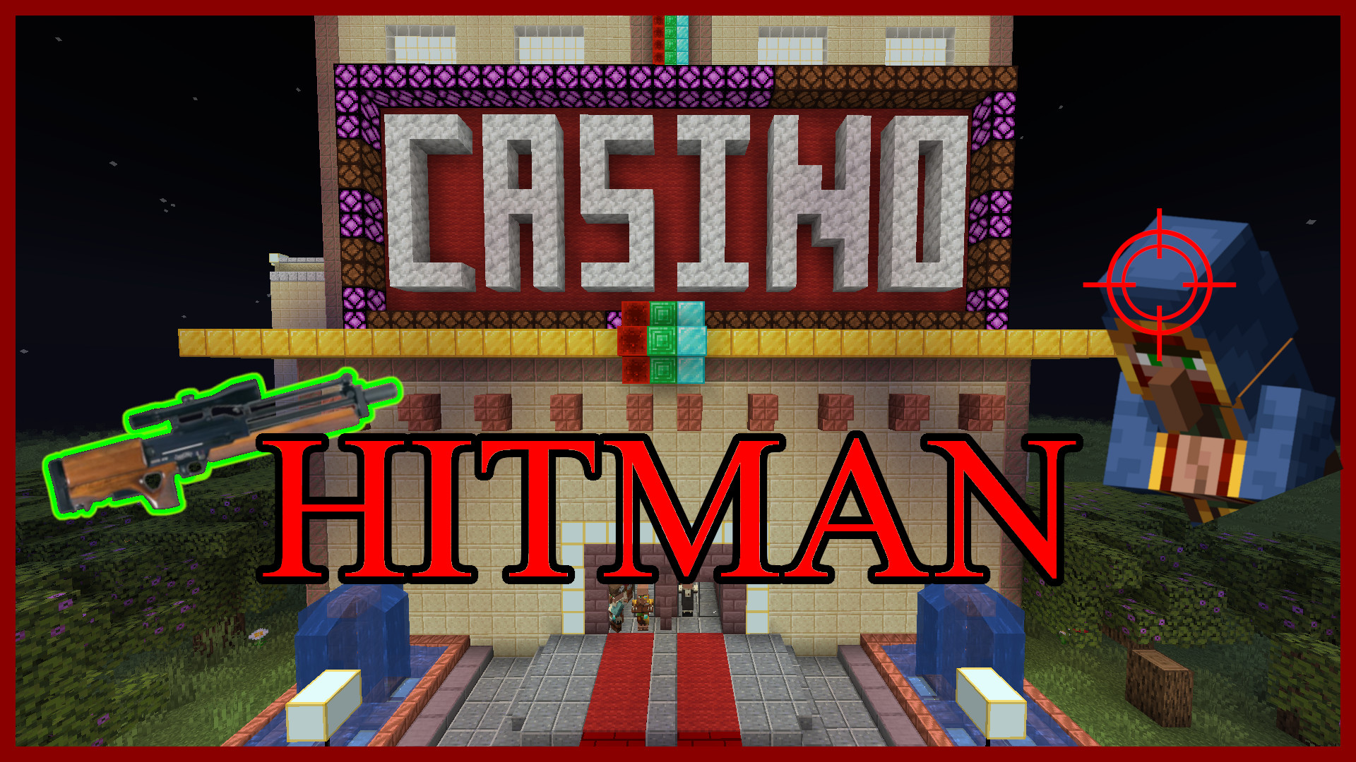 Herunterladen Casino Night Hitman zum Minecraft 1.17.1