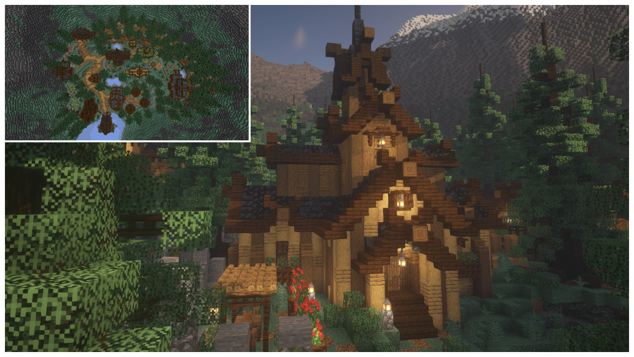 Herunterladen Runthorn's Village zum Minecraft 1.17.1