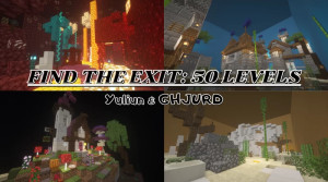 Herunterladen Find The Exit: 50 LEVELS 1.1 zum Minecraft 1.16.1