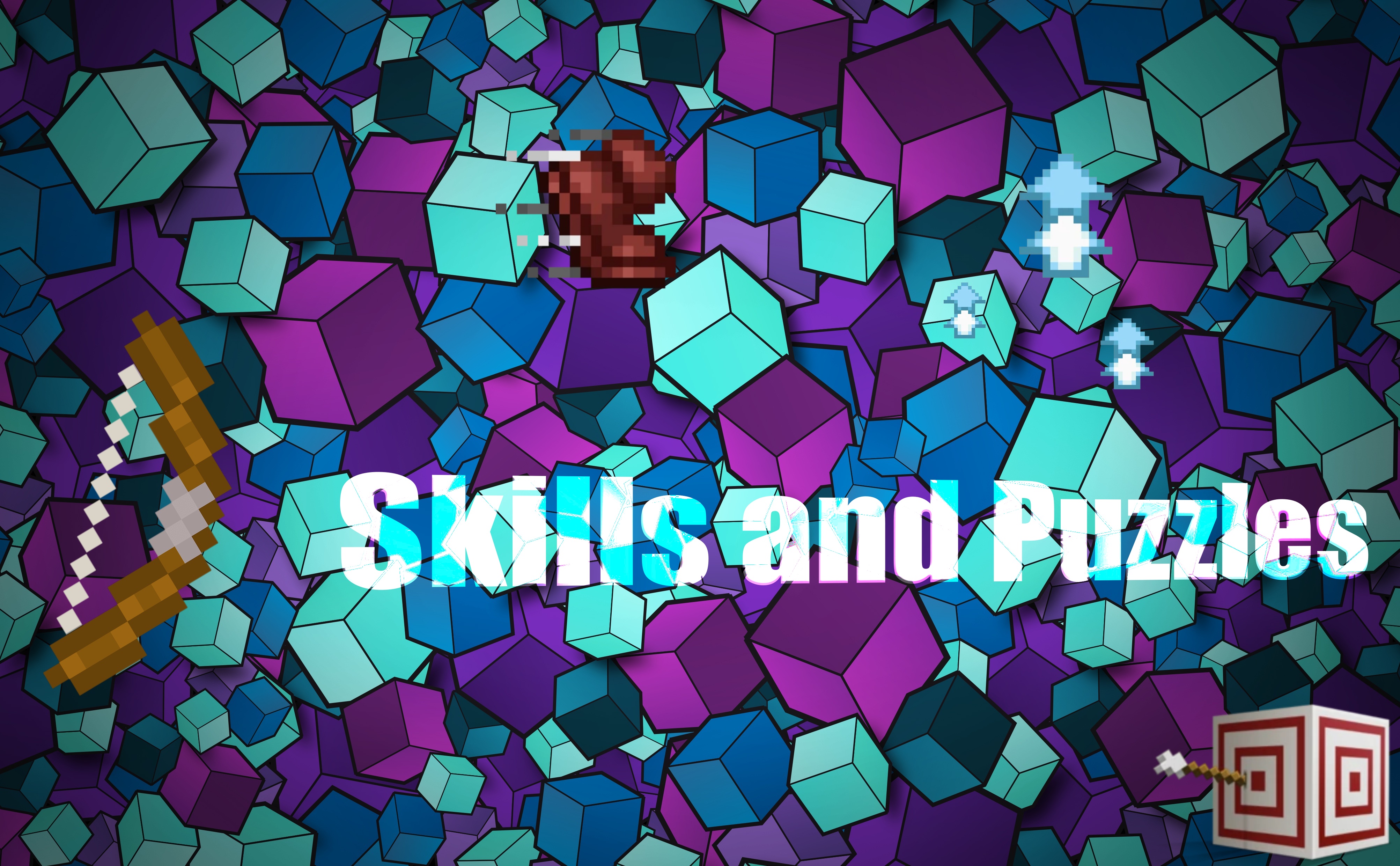 Herunterladen Skills and Puzzles 1.0 zum Minecraft 1.19.2