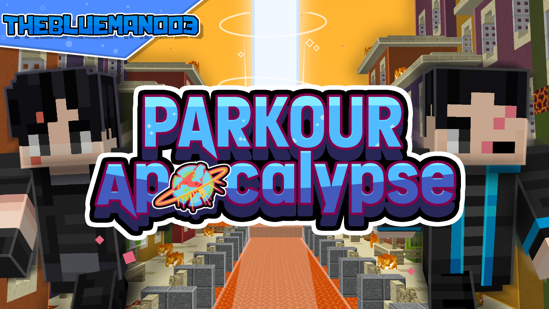 Herunterladen Parkour Apocalypse 1.0 zum Minecraft 1.19.2