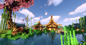 Herunterladen Hide & Seek: Panda Village 1.0 zum Minecraft 1.18.2