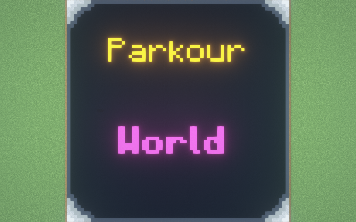 Herunterladen Parkour World 1.0 zum Minecraft 1.18.1