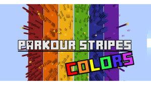 Herunterladen Parkour Stripes Colors 1.0 zum Minecraft 1.18.2