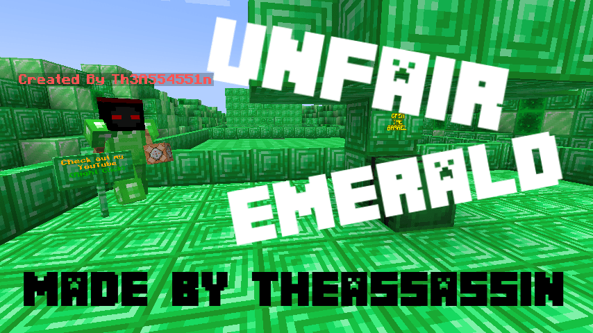 Herunterladen Unfair Emerald 1.0 zum Minecraft 1.18.2