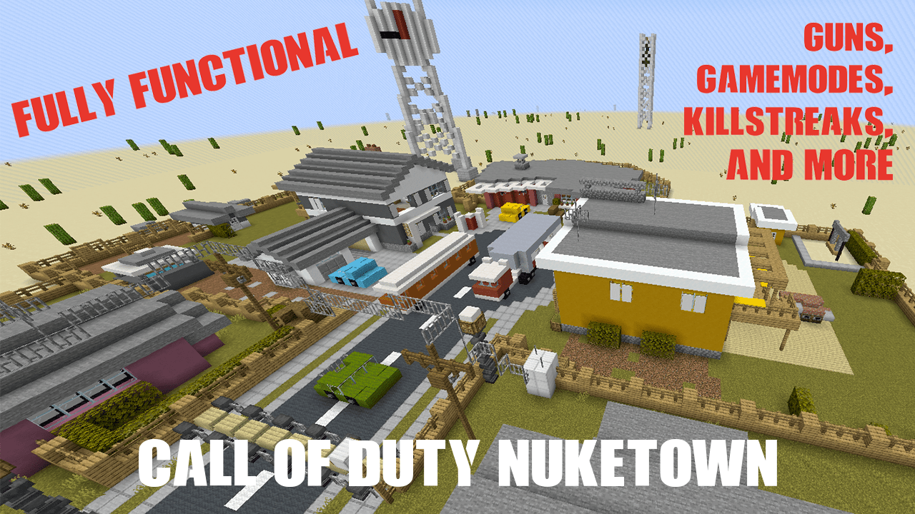 Herunterladen Call of Duty Nuketown 1.1 zum Minecraft 1.18.1