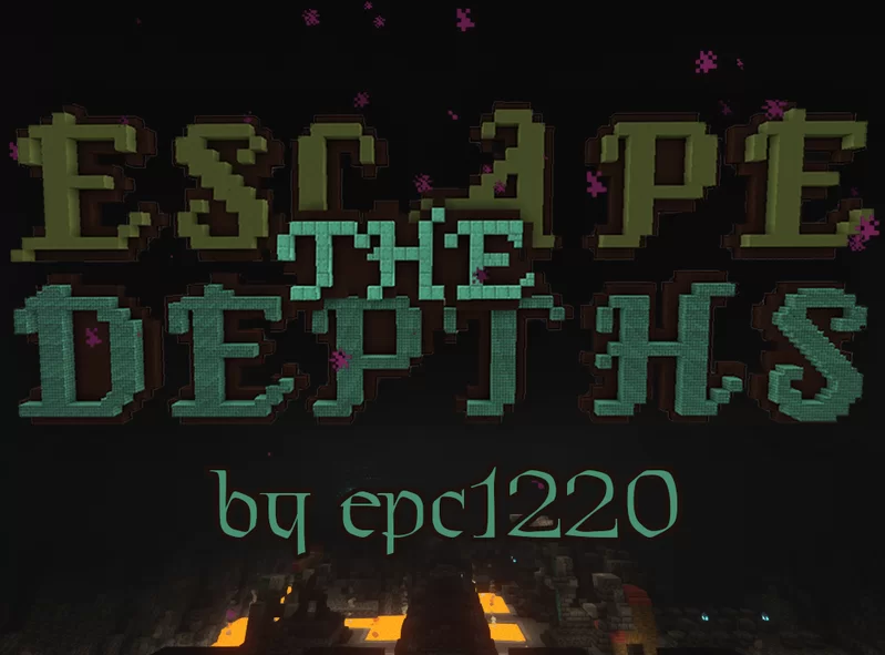 Herunterladen Escape the Depths 1.0 zum Minecraft 1.19.3