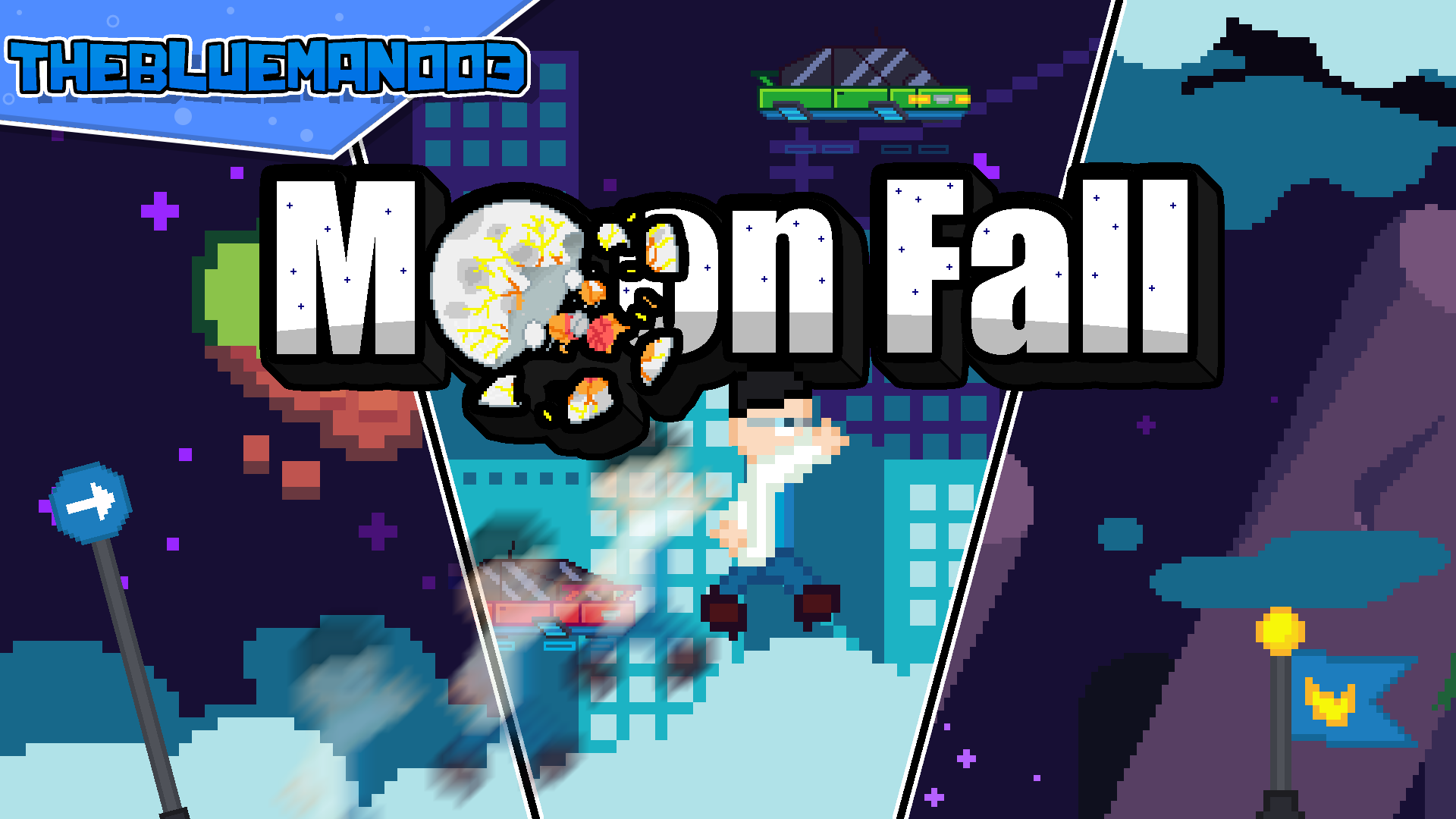 Herunterladen Moon Fall 1.0.0 zum Minecraft 1.20.2