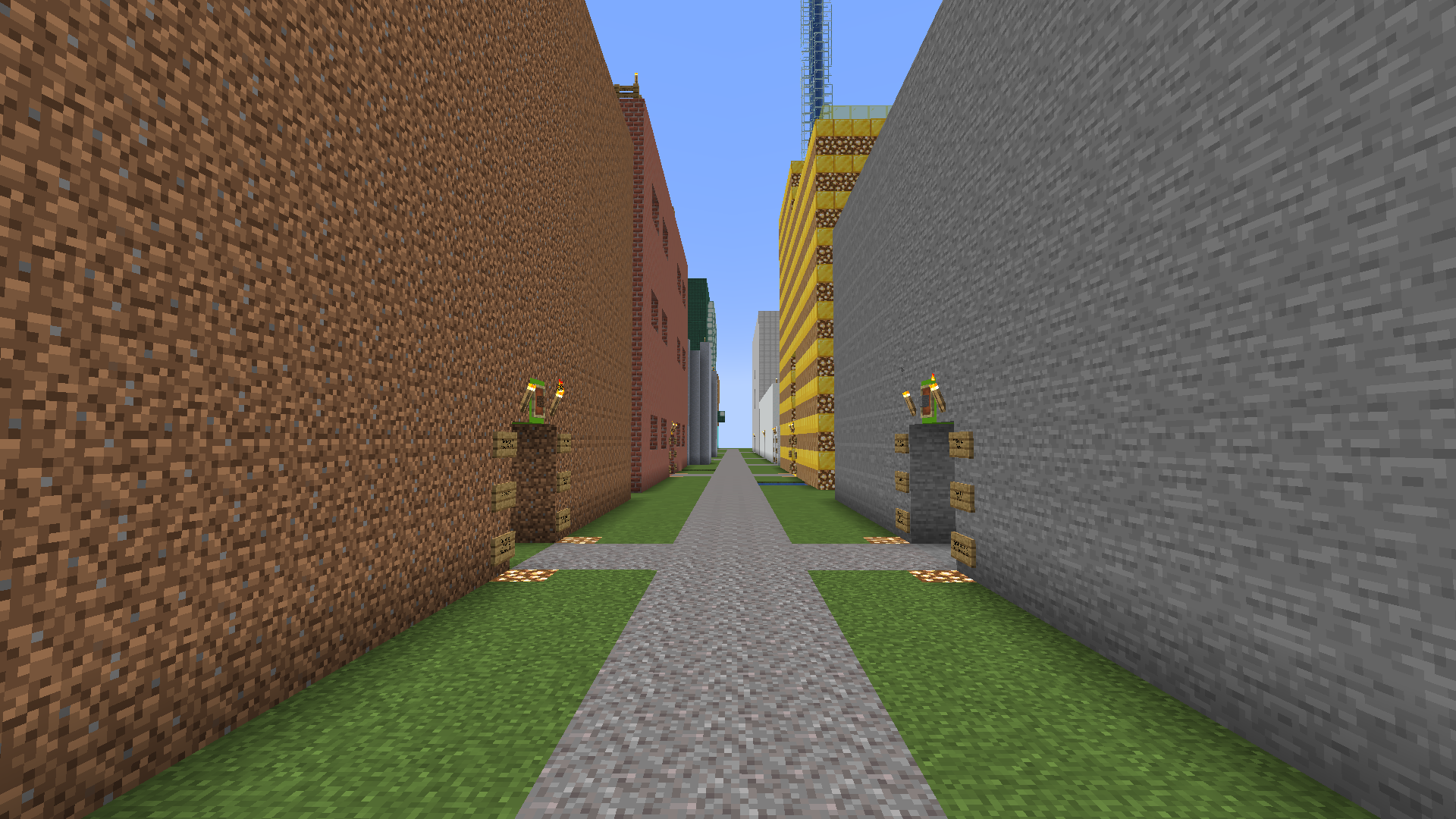 Herunterladen Street Parkour 1.0 zum Minecraft 1.20.1