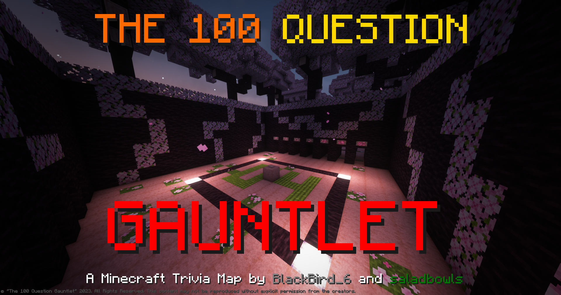 Herunterladen The 100 Question Gauntlet 1.0.3 zum Minecraft 1.20.1