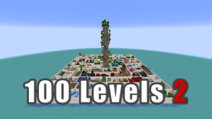 Herunterladen 100 Levels 2 1.0 zum Minecraft 1.20.1