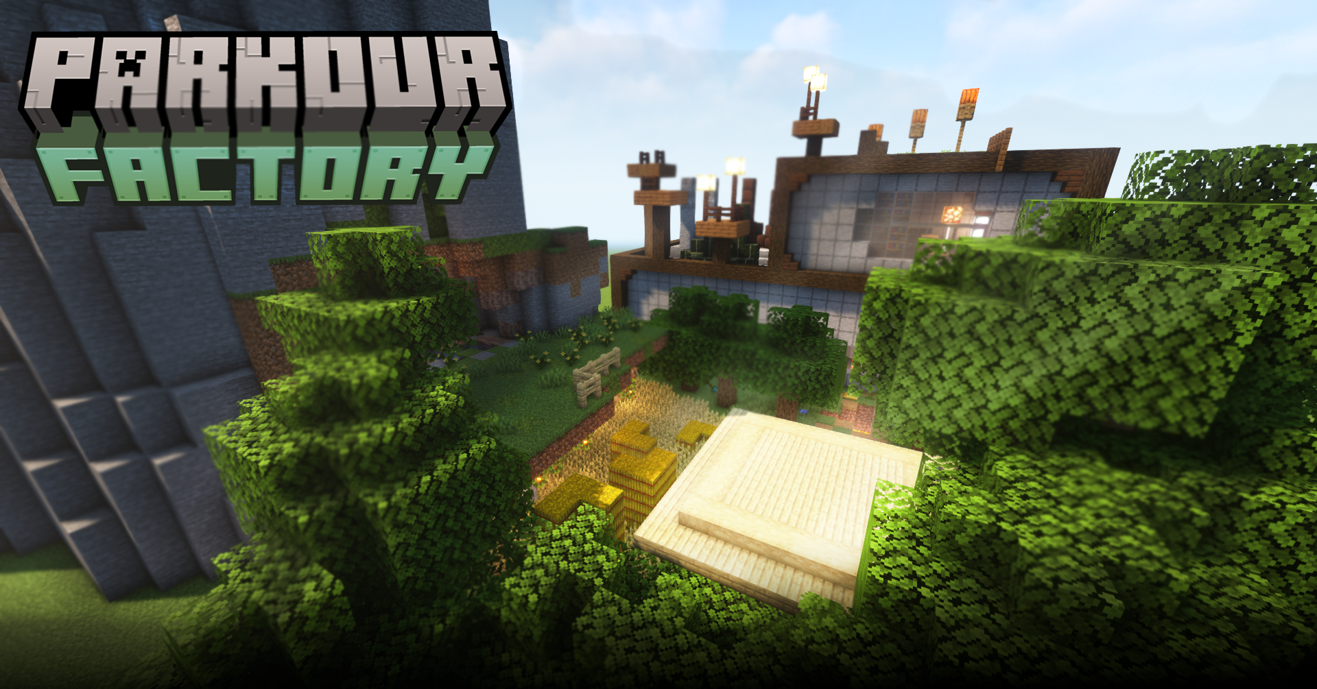 Herunterladen Parkour Factory 1.0.0 zum Minecraft 1.20.1