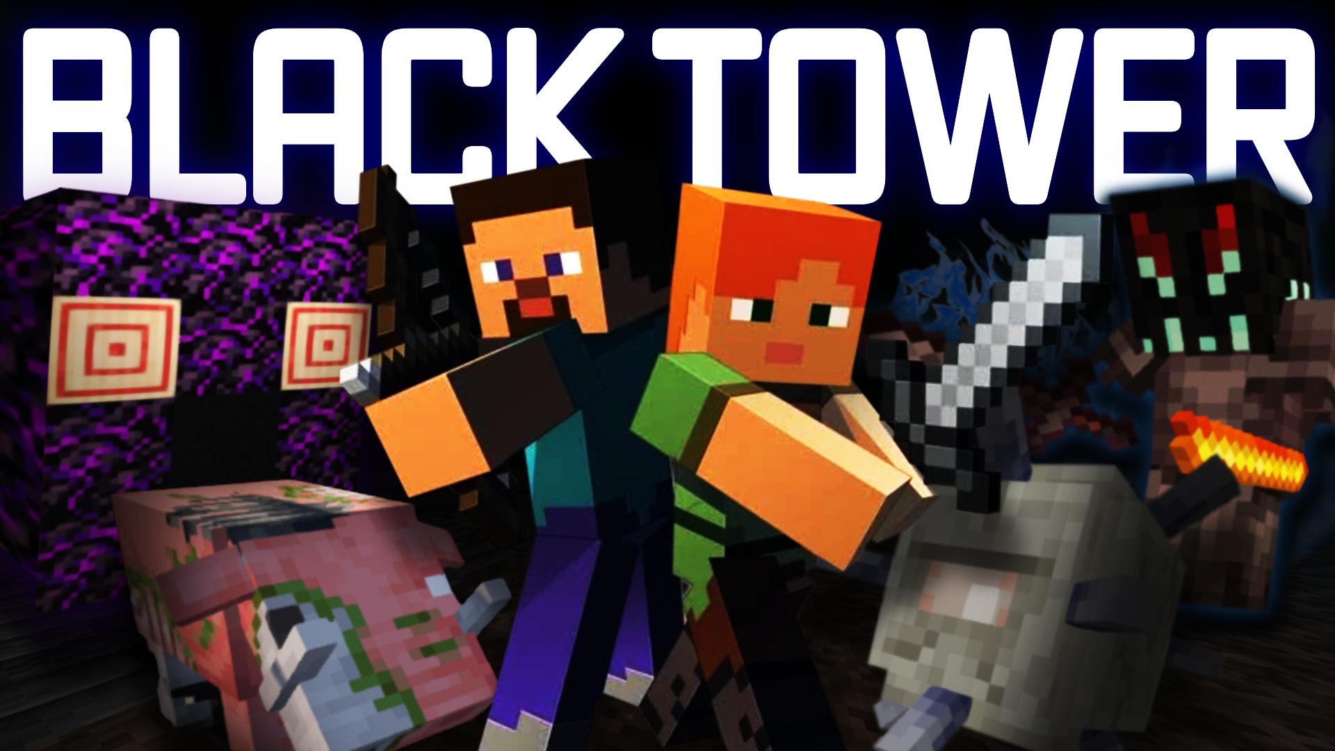 Herunterladen Black Tower 1.2 zum Minecraft 1.20.1