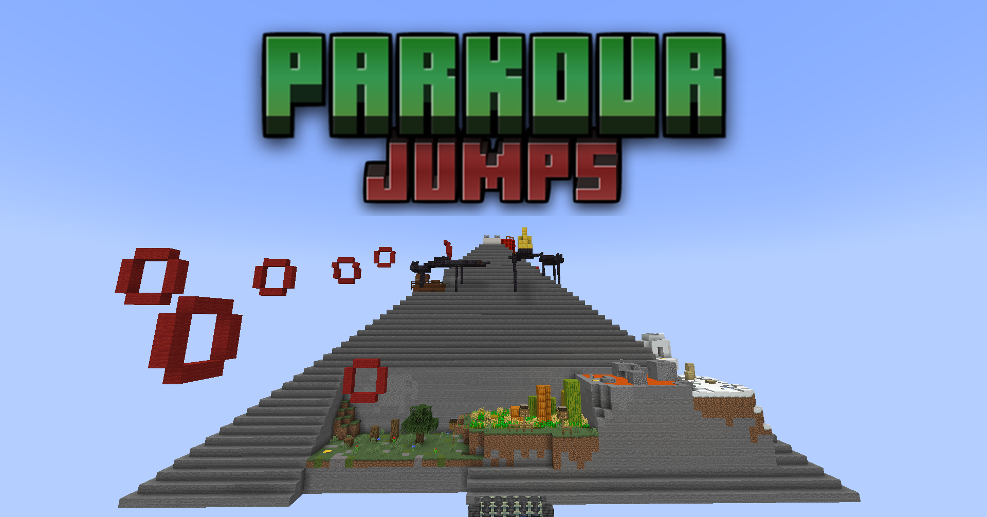 Herunterladen Parkour Jumps 1.0 zum Minecraft 1.19.4