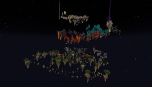 Herunterladen Floating Islands Parkour 1.0 zum Minecraft 1.19.4