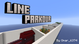 Herunterladen Line Parkour 1.0 zum Minecraft 1.20.4