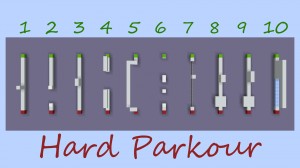 Herunterladen Hard Parkour zum Minecraft 1.12.1