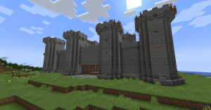 Herunterladen Medieval Castle zum Minecraft 1.21.7