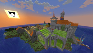 Herunterladen Amazing Castle -Town & Sewer zum Minecraft 1.21.4