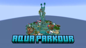 Herunterladen Aqua Parkour zum Minecraft 1.21.3