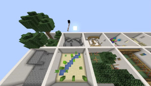 Herunterladen Parkour Through Squares zum Minecraft 1.21.5