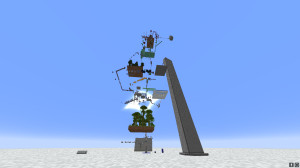 Herunterladen Getting Over It Styled Parkour Map zum Minecraft 1.21.4