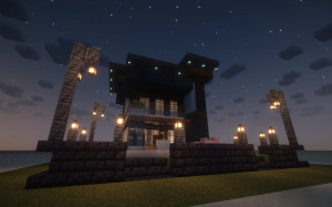 Herunterladen Modern House zum Minecraft 1.21