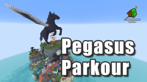 Herunterladen Pegasus Parkour zum Minecraft 1.21.6